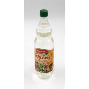 Vinaigre de table, 750 ml pour réaliser des expériences simples sur le mélange de substances.