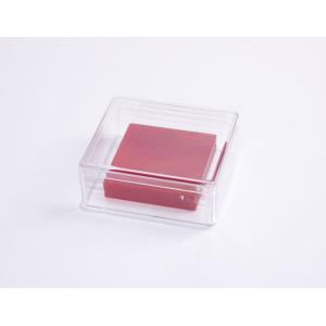 Plaquette en plastique, rouge