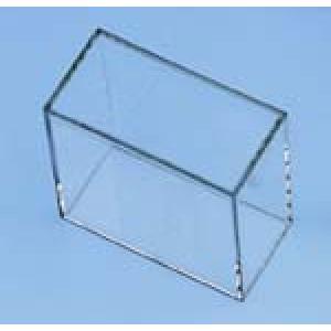 Cuve rectangulaire, 60 x 30x 60 mm, pour étude des rayons dans les liquides (par ex. réfraction)