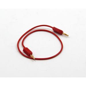 Câble fiche 2 mm, longueur 30 cm, rouge