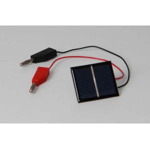 Cellule solaire photovoltaïque 0,5 V/0,4 A, avec câble et fiche 4 mm