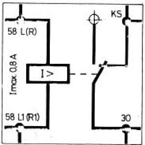 Relais d'intensité à lampe STE 4/50