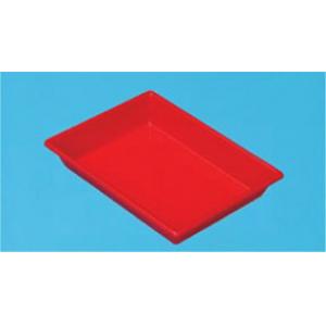 Cuvette de développement, rouge, format 13 x 18 cm