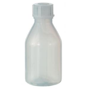 Flacon polyéthylène à couvercle fileté, 100 ml, col étroit