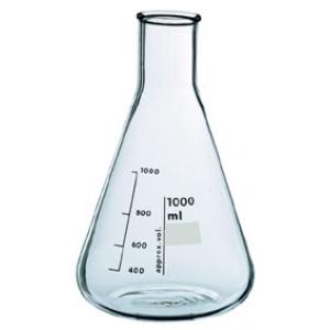 Erlenmeyer, 1000 ml, cé, verre borosilicaté