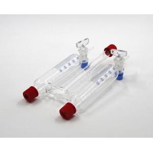 Partie en verre de la cellule d'électrolyse pour décomposition de l'eau d'Hofman