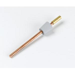 Electrode en baguette, cuivre, avec bouchon diam. 19 et douille de 4 mm