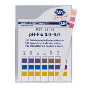 pH-Fix-Indikatorstäbchen, pH 0,0 – 6,0