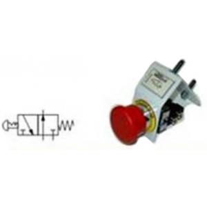 Distributeur pneumatique 3/2 avec bouton coup de poing rouge (EWTHR13024983) SUR DEMANDE