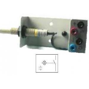 Capteur capacitif M12, sortie NO, distance de détection nominale: 4 mm (EWTHR13024904-2) avec douilles 2 mm avec support et sérigraphie