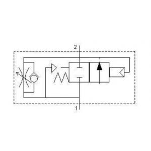 Vanne de démarrage progressif débit de 1 à 2760 l/min et 2...1900 l/min (EWTHR13027996) SUR DEMANDE