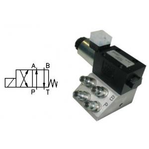 Electrovanne 4/2, monostable, alimentation 24V CC (NW6), (EWTHR16100036) Pmax: 350 bars, Qmax: 80 l / min