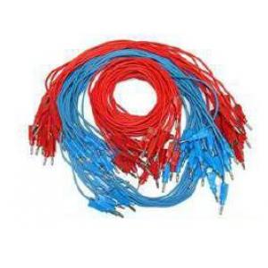 Jeu de cordons Ø4 mm rouge et bleu de 25 mm à 150 mm (EWTHR23500974) 4 rouge 25 cm, 8 rouge 50 cm, 8 bleu 50 cm, 6 rouge 150 cm.