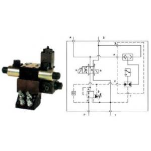 Bloc 3 modules avec électrovanne 4/2 (NW6), Réducteur de pression pré-actionné (EWTHR53952027) SUR D Pressostat avec 2 connecteurs pour solénoïde et bloc de 4 raccords rapides