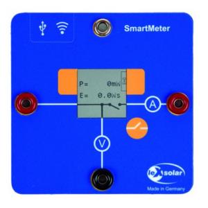 SmartMeter Wattmètre-Joulmètre avec fonction relai (Sans douilles de sécurité) Puissance de 0...12 W, Energie 0...200 mWh