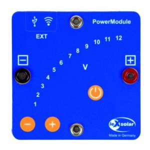 PowerModule alimentation réglable pas de 0.5V de 0...12V / 2A (Sans douilles de sécurité) Livré avec Alimentation enfichable