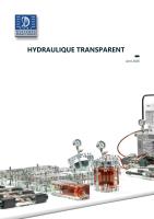 Catalogue hydraulique transparent LEYBOLD-ELWE