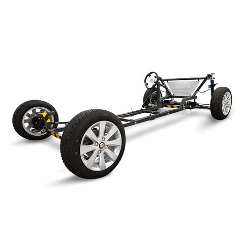 Châssis train roulant réglable, échelle 1 Nécessite un jeu de 4 roues référence EWTAUE-MSRP01