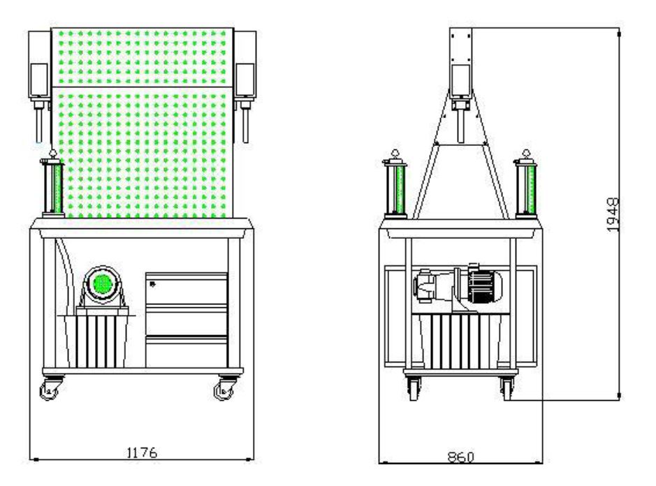 Banc hydraulique industriel double face HLA70-2 (NW6) (EWTHR53952013)