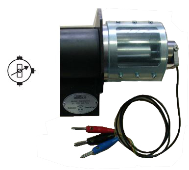 Capteur de position pour moteur hydraulique (NW6) +/- 10 V, avec fiches 4 mm (EWTHR23500994) Pour moteur hydraulique EWTHR25993