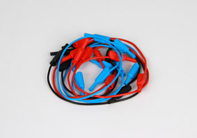 Jeu de cordons 4 mm pour électro-hydraulique KSS (Réf.EWTHR23500081) 14x cordons bleus 50 mm, 14x cordons rouges 50 mm, 8x cordons bleus 150 mm, 8x cordons rouges 150 mm