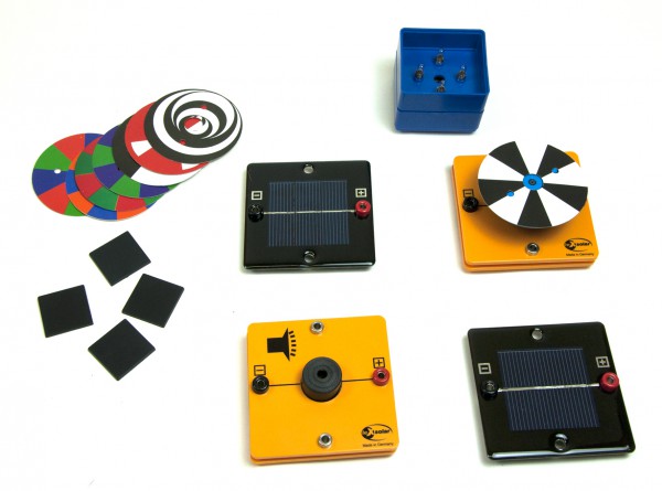 Kit basique Photovoltaïque pour la découverte (Sans douilles de sécurité), jeu de 12 Kits