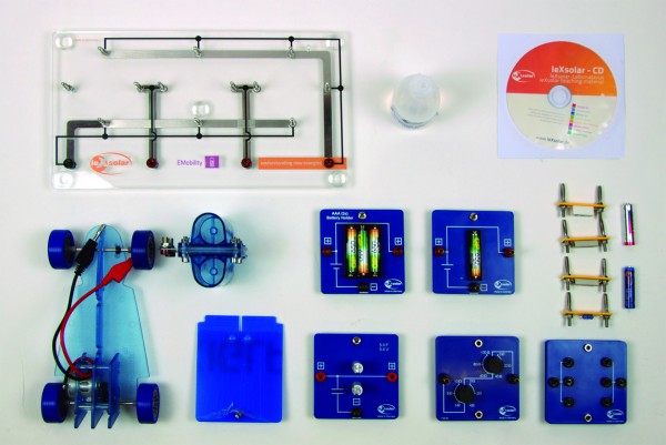 Coffret TPs Système Energies électriques, Etude des batteries (Sans douille de sécurité) Avec Batteries NiMH, condensateur, LiFePo, NiZn, charge, Pile H2